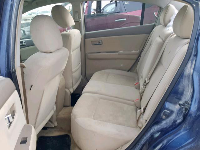 3N1AB6AP6CL736562 - 2012 NISSAN SENTRA 2.0 BLUE photo 6