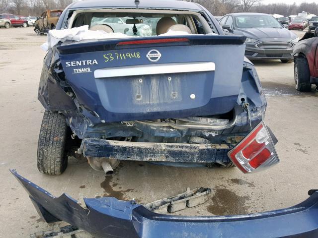 3N1AB6AP6CL736562 - 2012 NISSAN SENTRA 2.0 BLUE photo 9