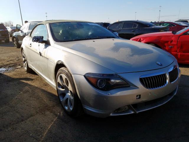 WBAEK13537CN82369 - 2007 BMW 650 I SILVER photo 1