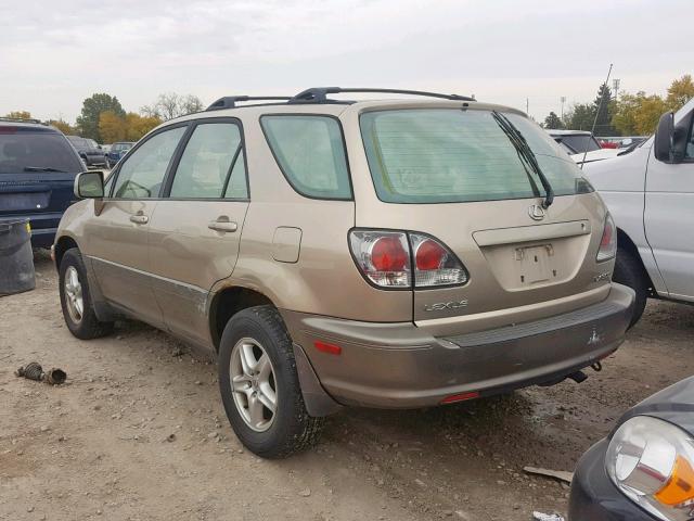 JTJHF10U630305482 - 2003 LEXUS RX 300 GOLD photo 3