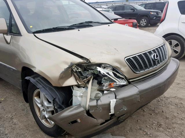 JTJHF10U630305482 - 2003 LEXUS RX 300 GOLD photo 9