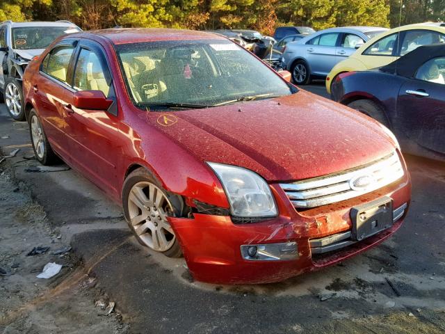 3FAHP08Z47R158763 - 2007 FORD FUSION SEL RED photo 1
