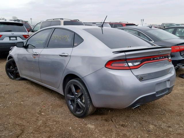 1C3CDFBB2GD503605 - 2016 DODGE DART SXT GRAY photo 3