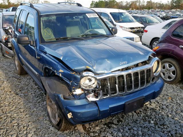 1J4GK58KX5W567133 - 2005 JEEP LIBERTY LI BLUE photo 1