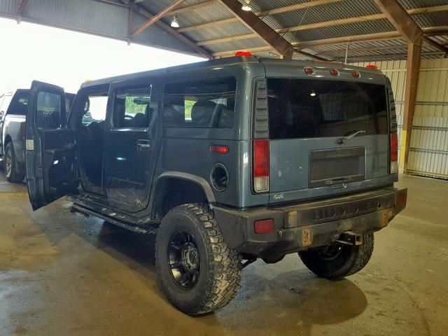 5GRGN23U46H106423 - 2006 HUMMER H2 GRAY photo 3