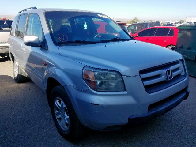 5FNYF18268B036169 - 2008 HONDA PILOT VP SILVER photo 1