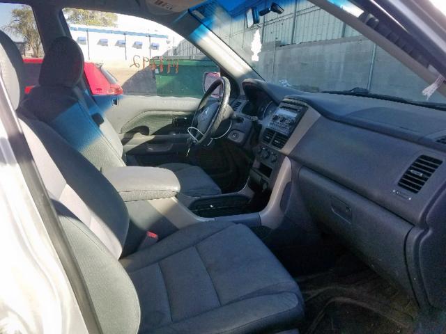 5FNYF18268B036169 - 2008 HONDA PILOT VP SILVER photo 5