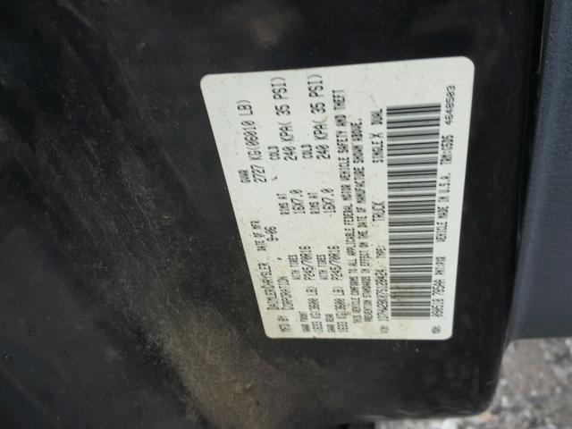 1D7HW28K07S128424 - 2007 DODGE DAKOTA QUA BLACK photo 10