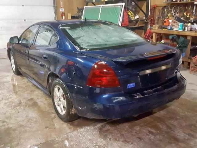 2G2WP552771221028 - 2007 PONTIAC GRAND PRIX Синій фото 3