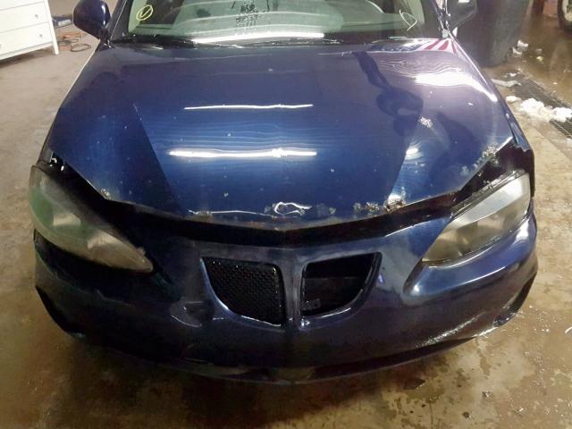 2G2WP552771221028 - 2007 PONTIAC GRAND PRIX Синій фото 7