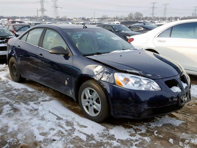 1G2ZF57B684174643 - 2008 PONTIAC G6 VALUE L BLUE photo 1