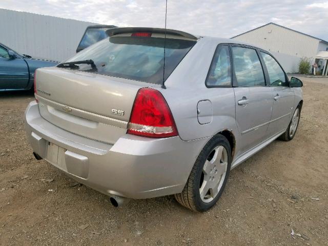 1G1ZW63186F138073 - 2006 CHEVROLET MALIBU MAX 银色 照片 4