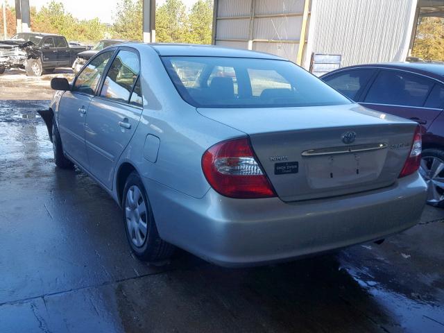 4T1BE32K13U684902 - 2003 TOYOTA CAMRY LE SILVER photo 3