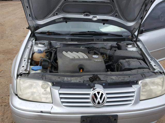 3VWSK69M12M033839 - 2002 VOLKSWAGEN JETTA GLS SILVER photo 7