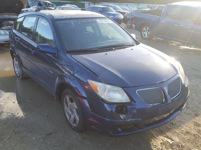 5Y2SL63825Z406157 - 2005 PONTIAC VIBE BLUE photo 1