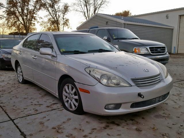 JTHBF30G630150946 - 2003 LEXUS ES 300 SILVER photo 1