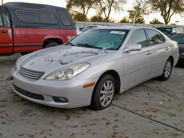 JTHBF30G630150946 - 2003 LEXUS ES 300 SILVER photo 2