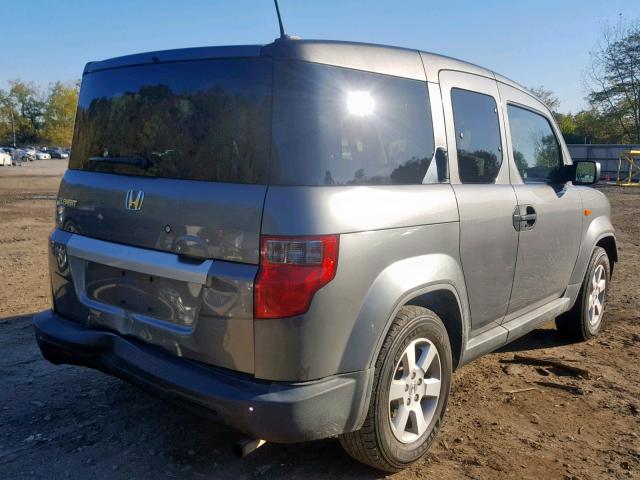 5J6YH28759L001790 - 2009 HONDA ELEMENT EX GRAY photo 4