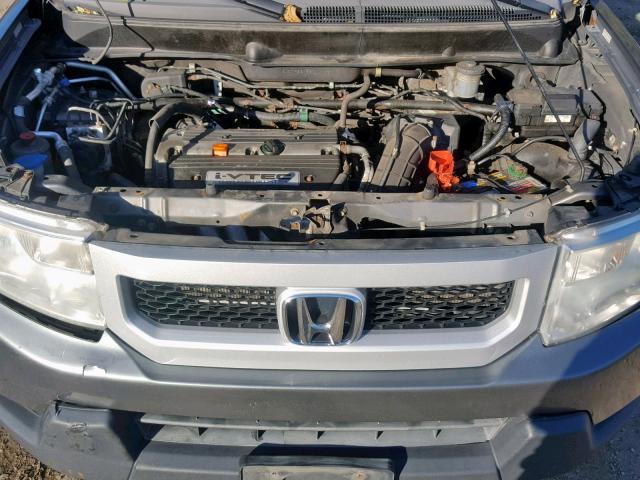 5J6YH28759L001790 - 2009 HONDA ELEMENT EX GRAY photo 7