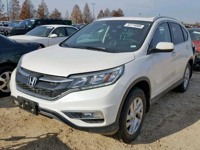 5J6RM4H72GL086192 - 2016 HONDA CR-V EXL WHITE photo 2