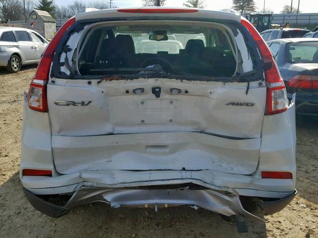 5J6RM4H72GL086192 - 2016 HONDA CR-V EXL WHITE photo 9