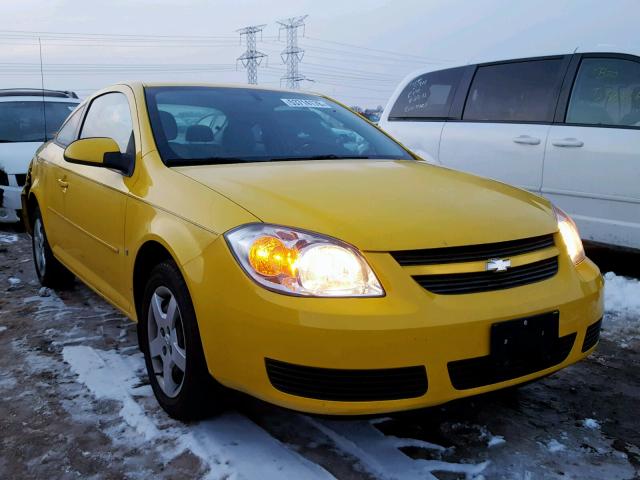 1G1AL15F777286664 - 2007 CHEVROLET COBALT LT YELLOW photo 1