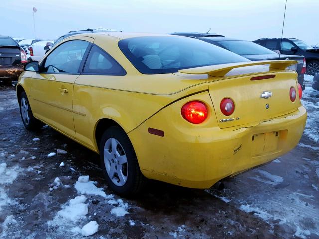 1G1AL15F777286664 - 2007 CHEVROLET COBALT LT YELLOW photo 3