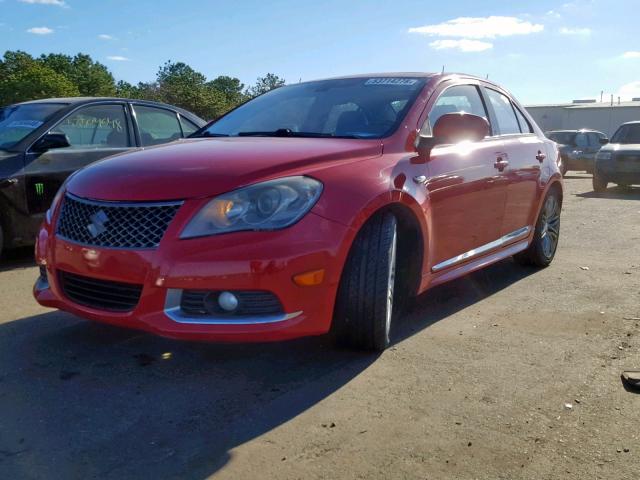 JS2RF9A84B6110117 - 2011 SUZUKI KIZASHI SP RED photo 2