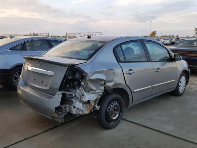 3N1AB6AP5BL678927 - 2011 NISSAN SENTRA 2.0 GRAY photo 4