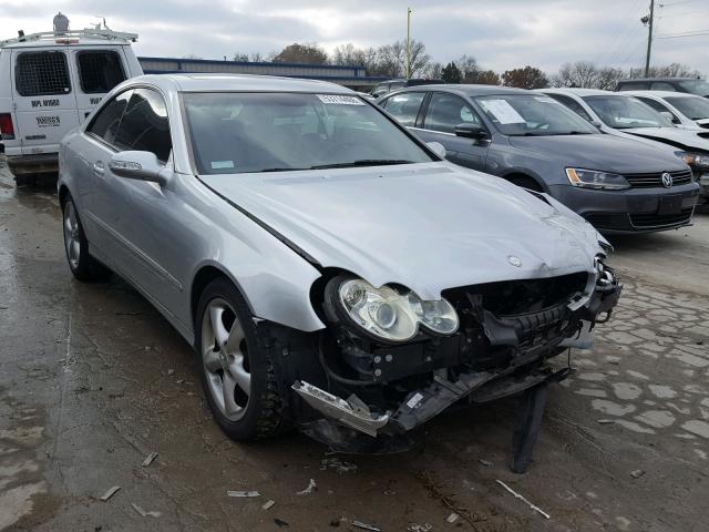 WDBTJ65J63F040744 - 2003 MERCEDES-BENZ CLK 320C SILVER photo 1