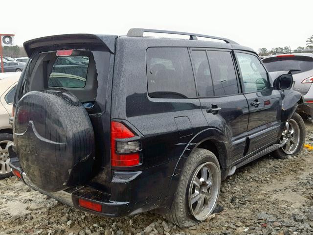 JA4MW51R72J045406 - 2002 MITSUBISHI MONTERO LI BLACK photo 4