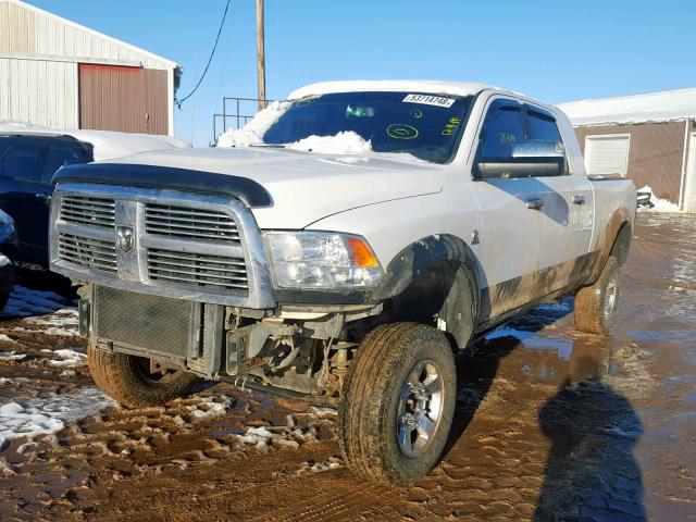 3D7UT2HL7BG600862 - 2011 DODGE RAM 2500 WHITE photo 2