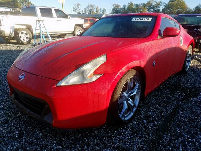 JN1AZ4EH7BM550620 - 2011 NISSAN 370Z BASE RED photo 2