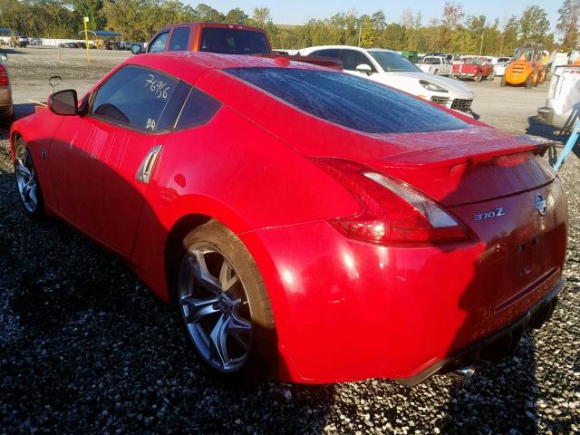 JN1AZ4EH7BM550620 - 2011 NISSAN 370Z BASE RED photo 3