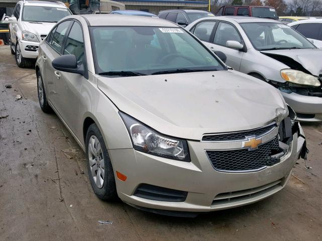 1G1PA5SH9E7369734 - 2014 CHEVROLET CRUZE LS BEIGE photo 1