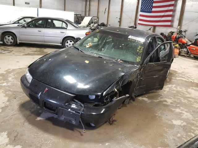 1G2WJ52M9WF337510 - 1998 PONTIAC GRAND PRIX BLACK photo 2
