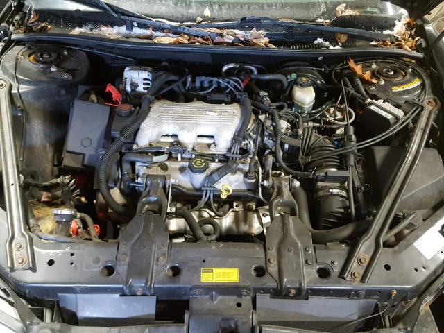 1G2WJ52M9WF337510 - 1998 PONTIAC GRAND PRIX BLACK photo 7