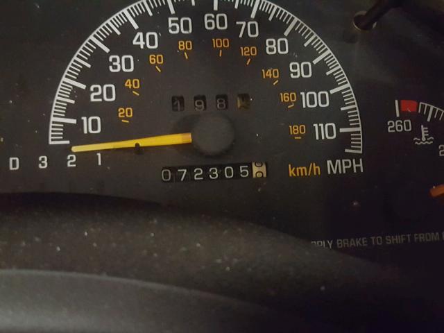 1G2WJ52M9WF337510 - 1998 PONTIAC GRAND PRIX BLACK photo 8