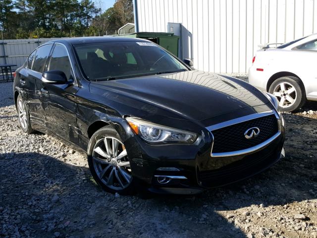 JN1BV7AP5EM684285 - 2014 INFINITI Q50 BASE BLACK photo 1