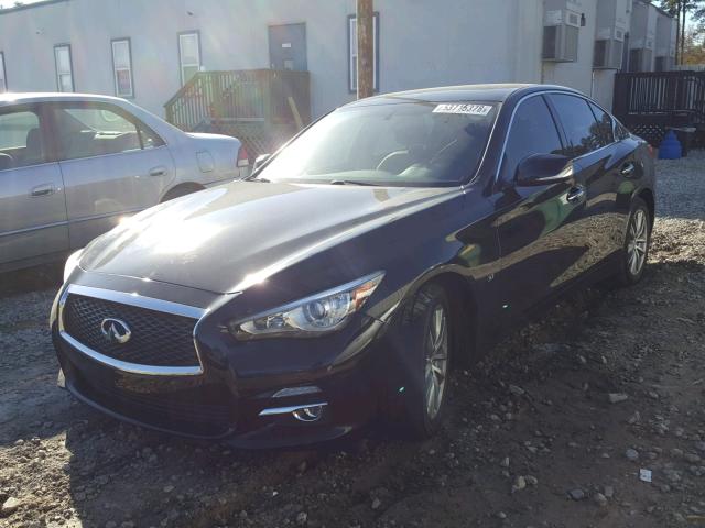 JN1BV7AP5EM684285 - 2014 INFINITI Q50 BASE BLACK photo 2