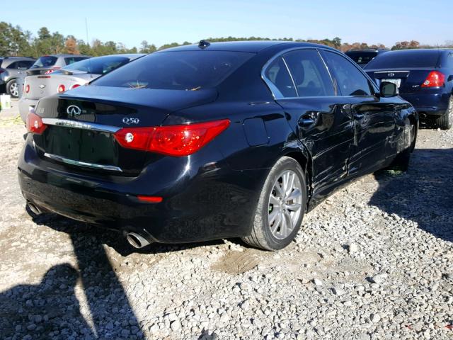 JN1BV7AP5EM684285 - 2014 INFINITI Q50 BASE BLACK photo 4