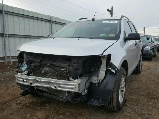 2FMDK3GC0DBC01149 - 2013 FORD EDGE SE SILVER photo 2