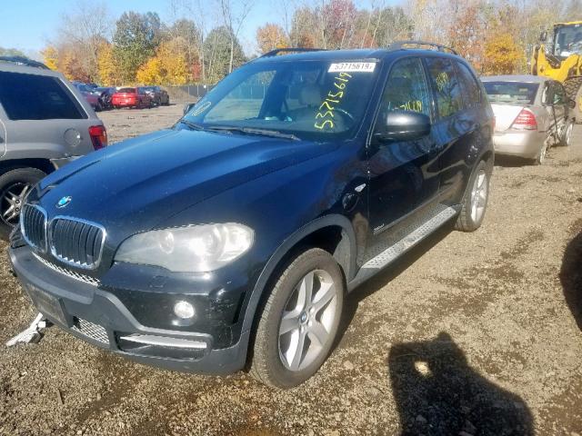 5UXFE43577L010431 - 2007 BMW X5 3.0I BLUE photo 2