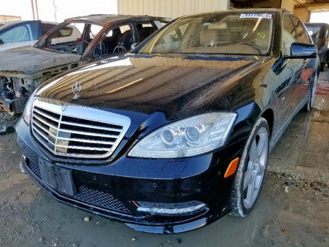 WDDNG7DBXCA426532 - 2012 MERCEDES-BENZ S 550 BLACK photo 2