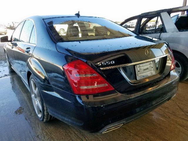 WDDNG7DBXCA426532 - 2012 MERCEDES-BENZ S 550 BLACK photo 3