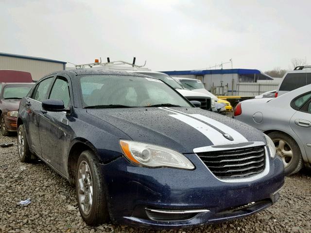 1C3CCBBBXDN672532 - 2013 CHRYSLER 200 TOURIN BLUE photo 1