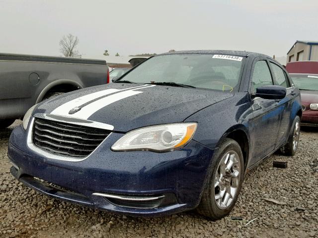 1C3CCBBBXDN672532 - 2013 CHRYSLER 200 TOURIN BLUE photo 2