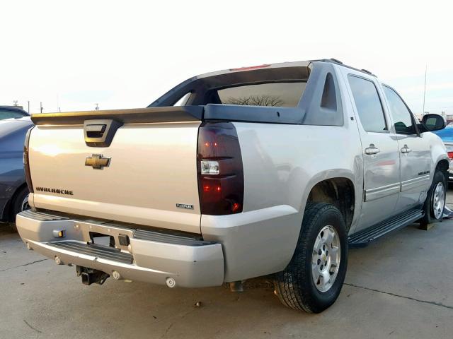 3GNEC22039G230394 - 2009 CHEVROLET AVALANCHE BEIGE photo 4