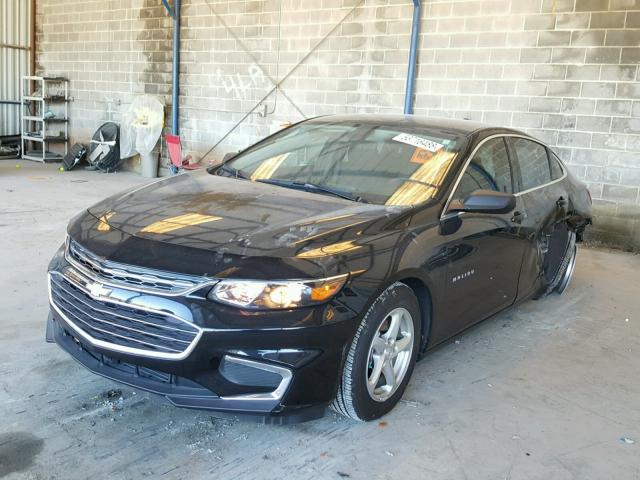 1G1ZB5ST9HF280444 - 2017 CHEVROLET MALIBU LS 黑色 照片 2