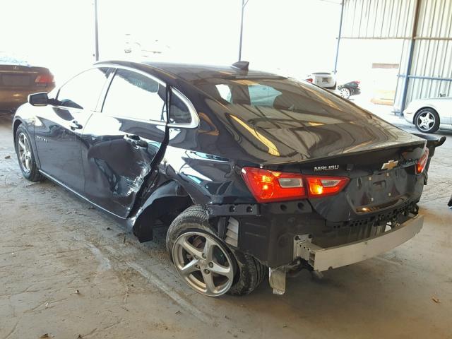 1G1ZB5ST9HF280444 - 2017 CHEVROLET MALIBU LS 黑色 照片 3